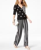 Inc International Concepts Striped Soft Pants, Created For Macy's