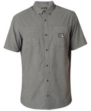 Fox Men's Short Sleeve Button Down Shirt
