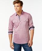 Guess Long-sleeve Military Popover Shirt