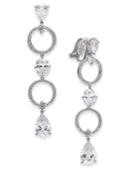 Danori Silver-tone Pave Ring & Crystal Drop Earrings, Created For Macy's