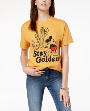Mighty Fine Juniors' Cotton Mickey Mouse Graphic T-shirt