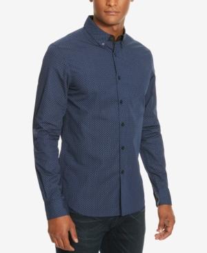 Kenneth Cole New York Men's Slim-fit Dot Shirt