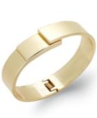 Bar Iii Gold-tone Skinny Hinge Bangle Bracelet