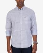 Nautica Men's Classic-fit Wrinkle-resistant Stretch Plaid Shirt