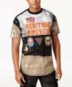 Heritage America Men's Patch & Paint T-shirt