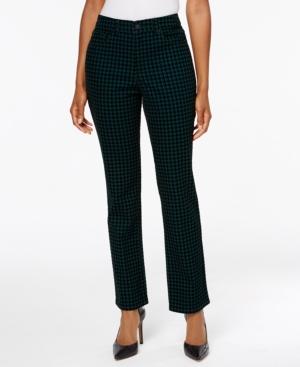 Charter Club Flocked Lexington Straight-leg Jeans, Created For Macy's