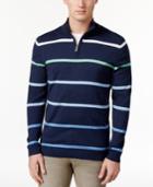 Club Room Men's Ombre-stripe Mock-collar Sweater, Only At Macy's