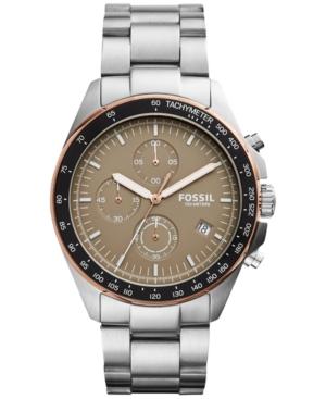 Fossil Men's Chronograph Sport 54 Stainless Steel Bracelet Watch 44mm Ch3036