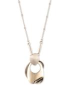 Carolee Gold-tone Sculptural Pendant Necklace, 18 + 2 Extender