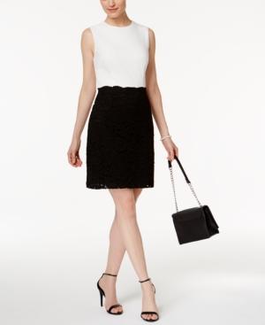 Betsey Johnson Contrast Sheath Dress