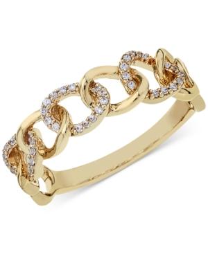 Diamond Link Band (1/8 Ct. T.w.) In 14k Gold Or White Gold