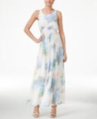 Calvin Klein Empire-waist Floral Maxi Dress