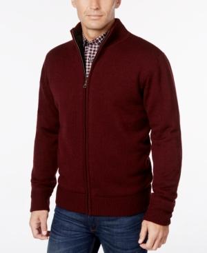 Weatherproof Men's Lined Zip-front Cardigan, Only At Macy's