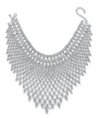 Inc International Concepts Silver-tone Draped Choker Statement Necklace, Created For Macy's