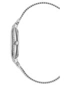 Bcbg Maxazria Ladies Silver Tone Mesh Bracelet Watch With Silver Dial, 35mm