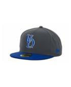 New Era Delaware Blue Hens 2 Tone Graphite And Team Color 59fifty Cap