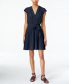 Maison Jules Cap-sleeve Wrap Dress, Only At Macy's