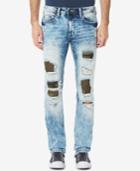 Buffalo David Bitton Men's Evan-x Slim-straight Fit Stretch Ripped Jeans