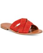 Frye Women's Carla Crisscross Slide Sandals, Only At Macy's Women's Shoes