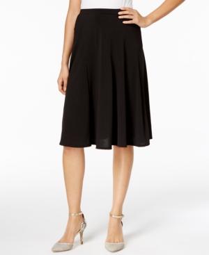 Ny Collection Petite Panelled A-line Skirt