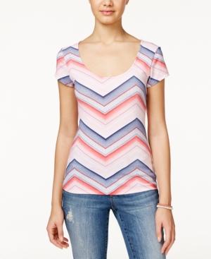 Energie Juniors' Lucia Printed Back-cutout T-shirt