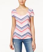 Energie Juniors' Lucia Printed Back-cutout T-shirt