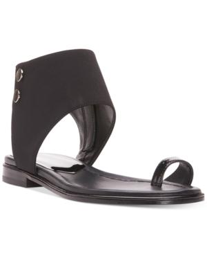 Donald J Pliner Lorel Flat Ankle-strap Sandals Women's Shoes