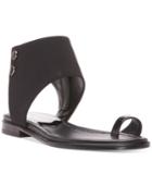 Donald J Pliner Lorel Flat Ankle-strap Sandals Women's Shoes