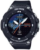 Casio Men's Pro Trek Black Resin Strap Smart Watch 62mm Wsd-f20bk