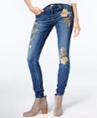 Inc International Concepts Highland Embroidered Skinny Jeans, Created For Macy's