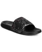 I.n.c. Men's Gemini Sequin Shower Slides, Created For Macy's Men's Shoes