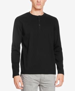 Kenneth Cole New York Men's Mercerized Honeycomb Henley