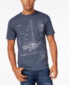 Club Room Men's Blueprint Graphic-print T-shirt, Only At Macy's