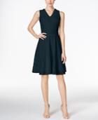 Charter Club Petite Lace Fit & Flare Dress, Created For Macy's
