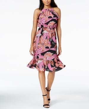 Maison Jules Printed Halter Midi Dress, Created For Macy's