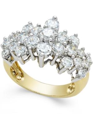 Diamond Pyramid Ring (2-1/2 Ct. T.w.) In 14k Gold