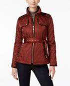 Vince Camuto Belted Quilted Puffer Coat