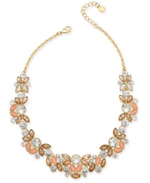 Charter Club Gold-tone Multi-crystal Collar Necklace, Created For Macy's