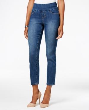 Jag Amelia Cropped Indigo Wash Skinny Jeans