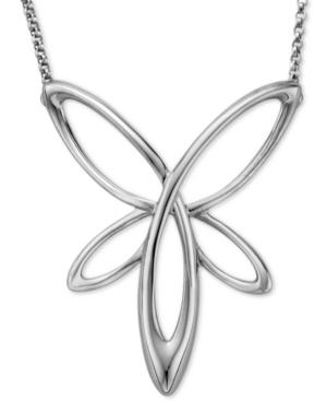 Nambe Star Pendant Necklace In Sterling Silver, Created For Macy's