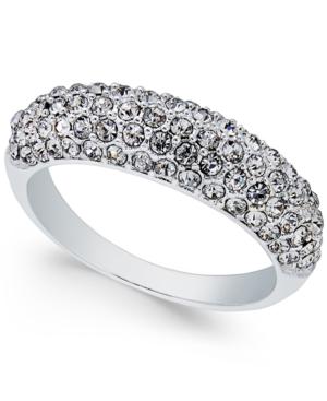 Charter Club Silver-tone Pave Cluster Statement Ring, Only At Macy's