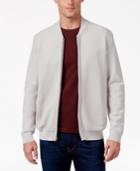 Alfani Collection Men's Lightweight Waffle-knit Sweater Jacket, Created For Macy's