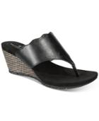 Bandolino Sarita Slip-on Wedge Sandals Women's Shoes