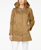 Jones New York Petite Water-resistant Hooded A-line Coat