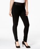 Style & Co. Embellished Pull-on Black Wash Jeans, Only At Macy's