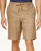 Tasso Elba 100% Linen Drawstring Shorts, Only At Macy's