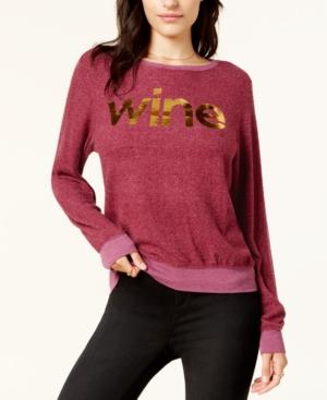 Dream Scene Wine Graphic Sweatshirt