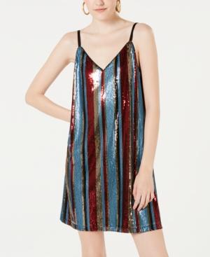 As U Wish Juniors' Sequin Tank Dress