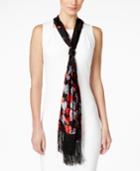 Inc International Concepts Ombre Velvet Hearts Skinny Scarf, Only At Macy's