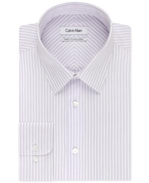 Calvin Klein Amethyst Stripe Dress Shirt